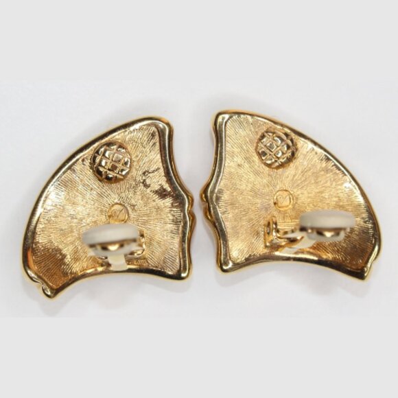 Vintage 1980s Swarovski Rainbow Gradient Baguette Necklace and Earring Set vtg - Picture 6 of 6